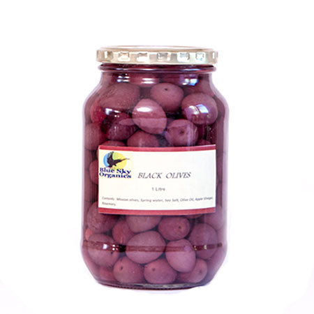 Blue Sky Organic Black Olives 500ml