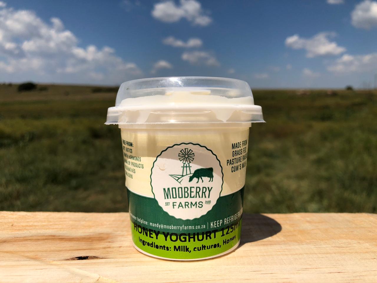 Mooberry Free-Range Almond Greek Yoghurt