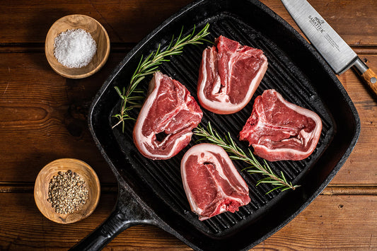Free-Range Lamb Loin Chops 2 x 130g