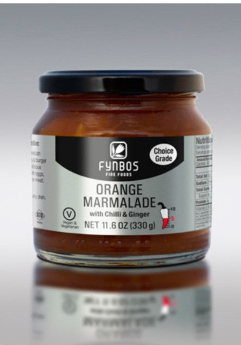 Fynbos Orange Marmalade with Chilli & Ginger250ml