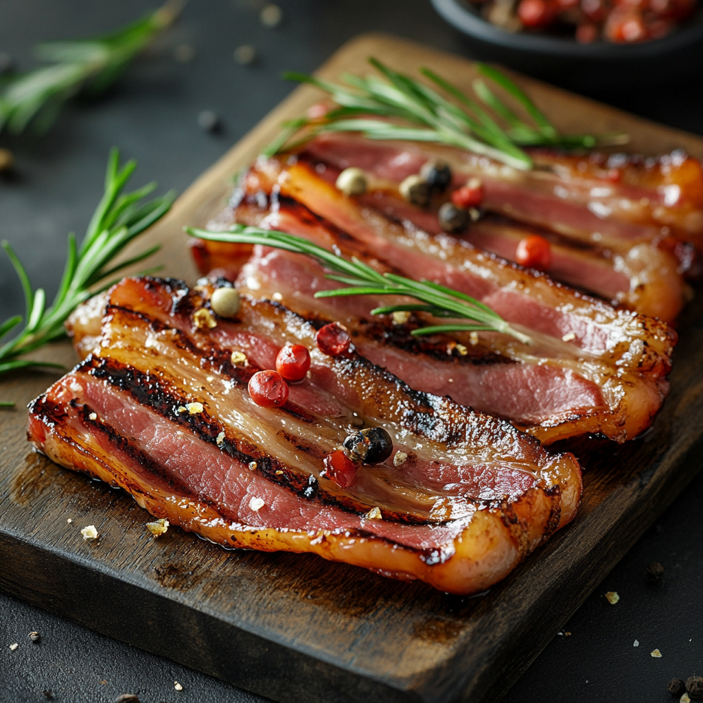 Free Range Smoked Back Bacon 250g