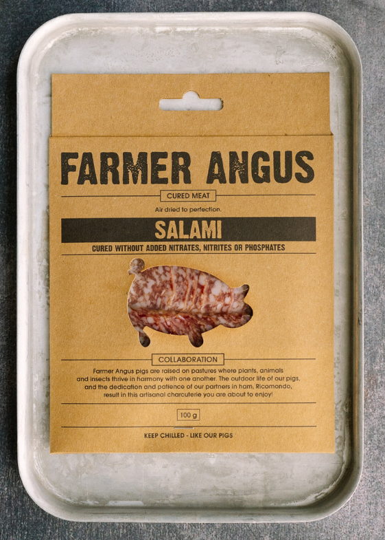 Farmer Angus Sliced Salami 100g