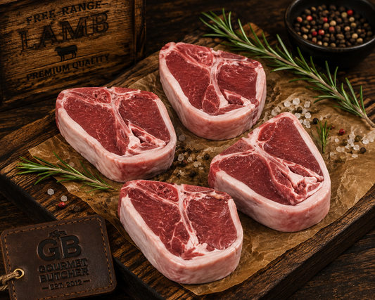 Free-Range Lamb Loin Chops 2 x 130g