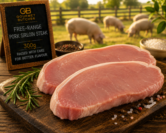 Free Range Pork Sirloin Steak 300g