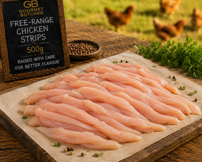 Free-Range Chicken Strips 500g