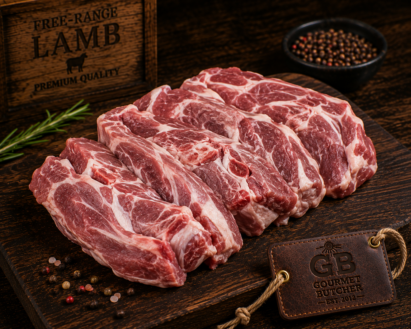 Free-Range Lambs Neck 1kg