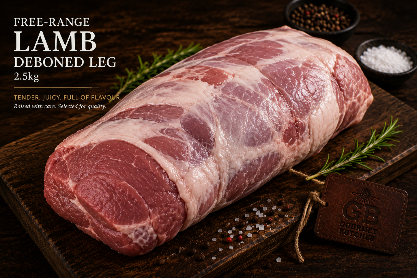 Free-Range Lamb Deboned Leg 2.5kg