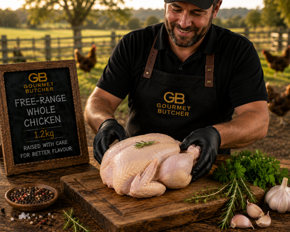 Free-Range Whole Chicken 1.2kg
