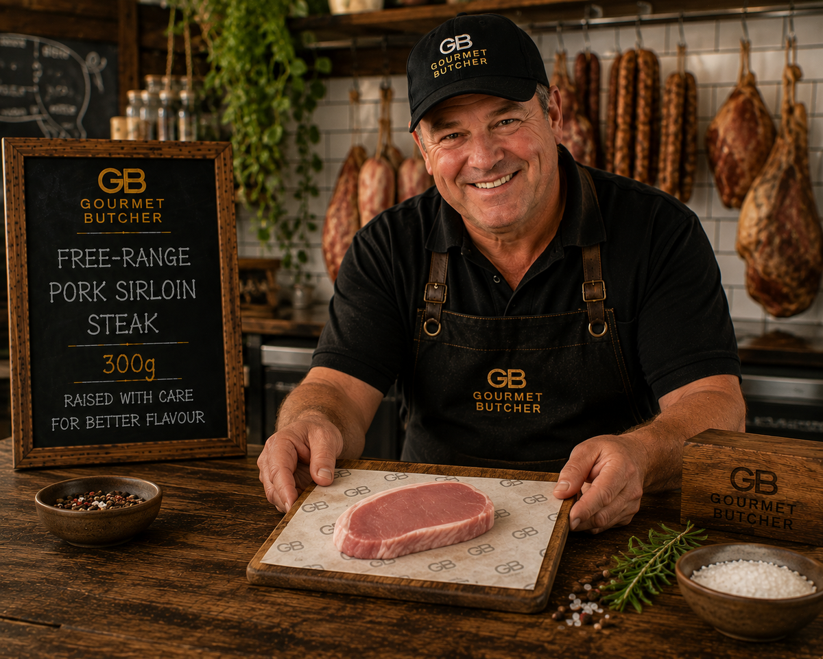 Free Range Pork Sirloin Steak 300g