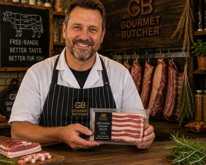 Free Range Streaky Bacon 250g