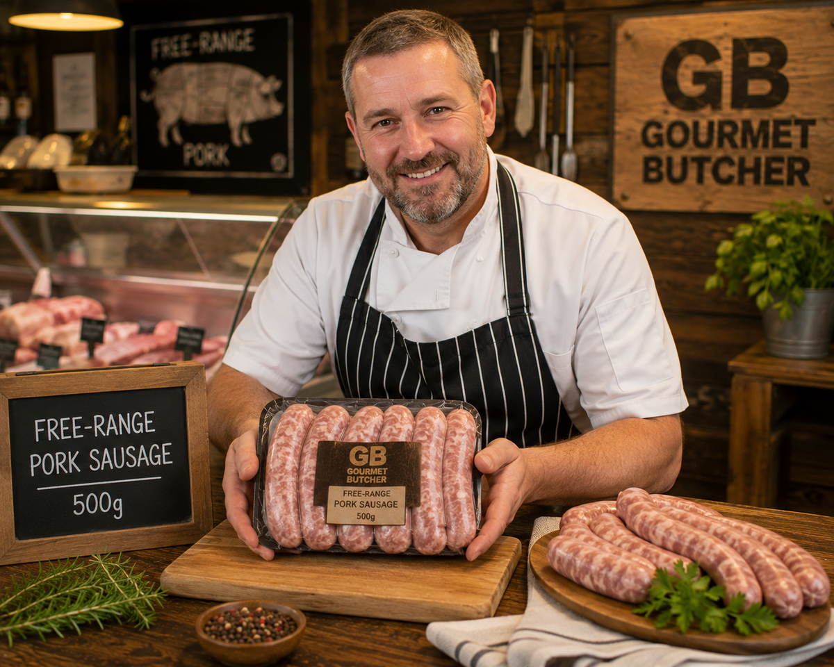 Free Range Pork Sausage 500g