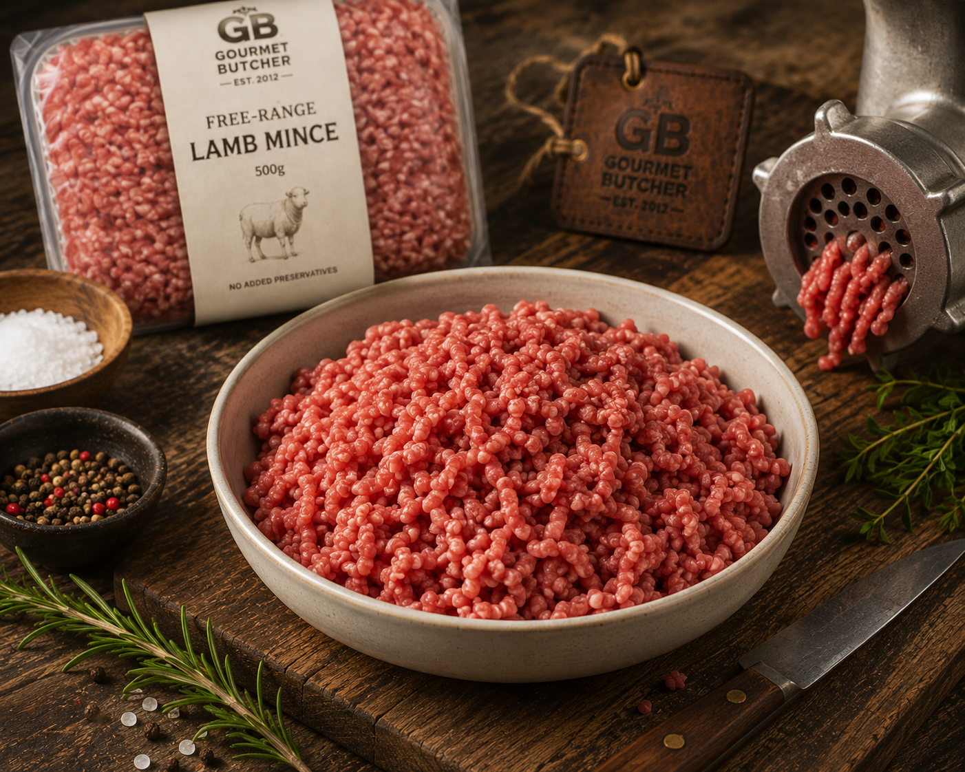 Free-Range Lamb Mince 500g