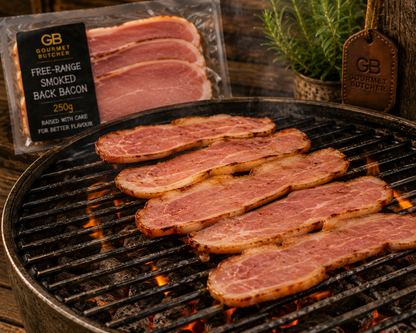 Free Range Smoked Back Bacon 250g