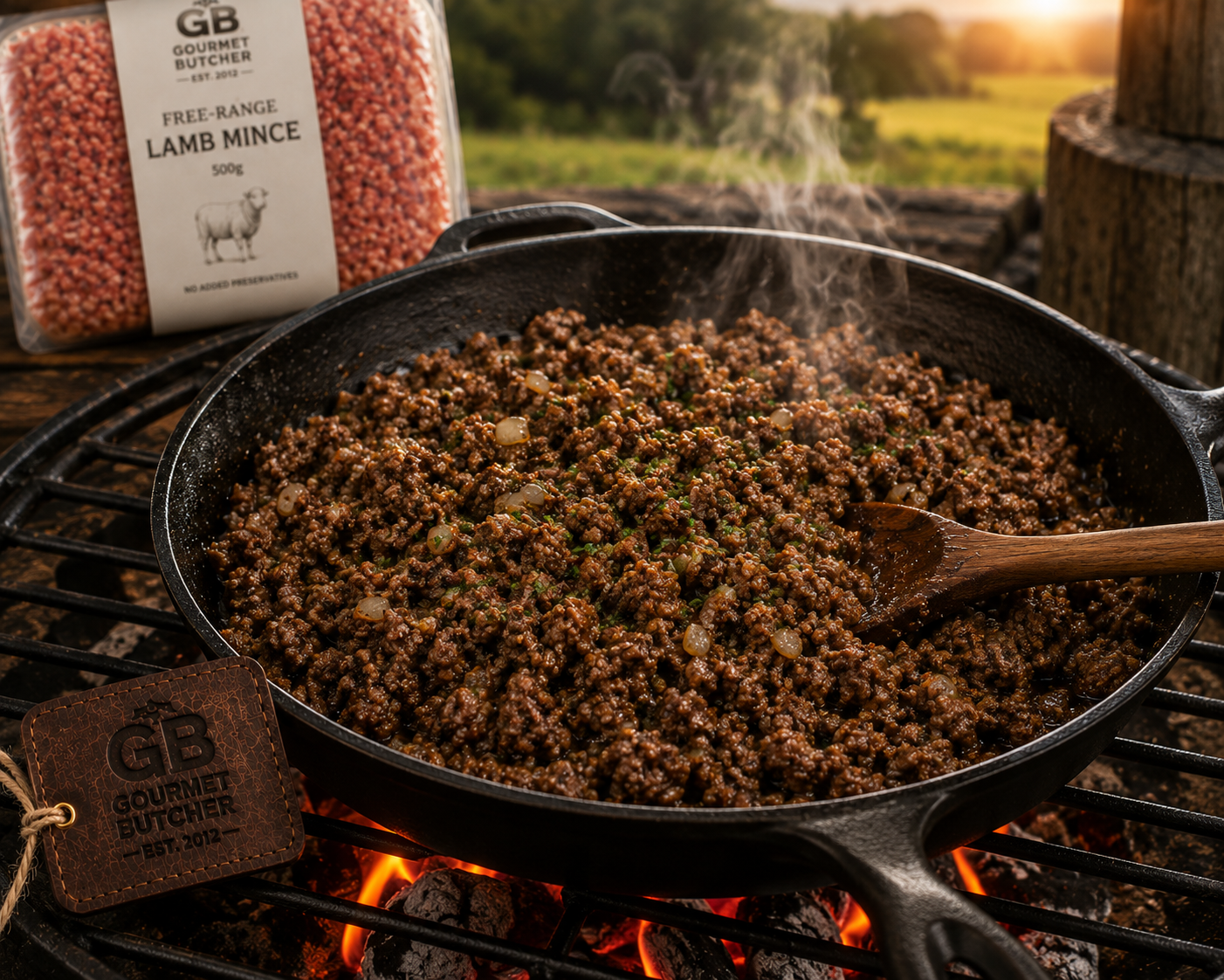 Free-Range Lamb Mince 500g