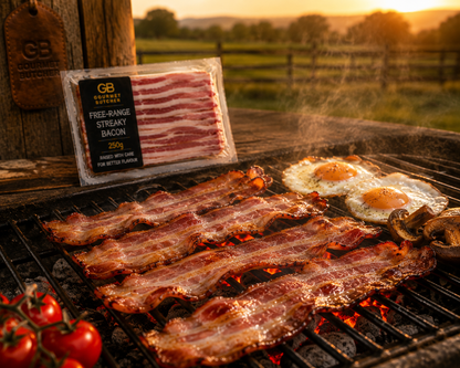 Free Range Streaky Bacon 250g