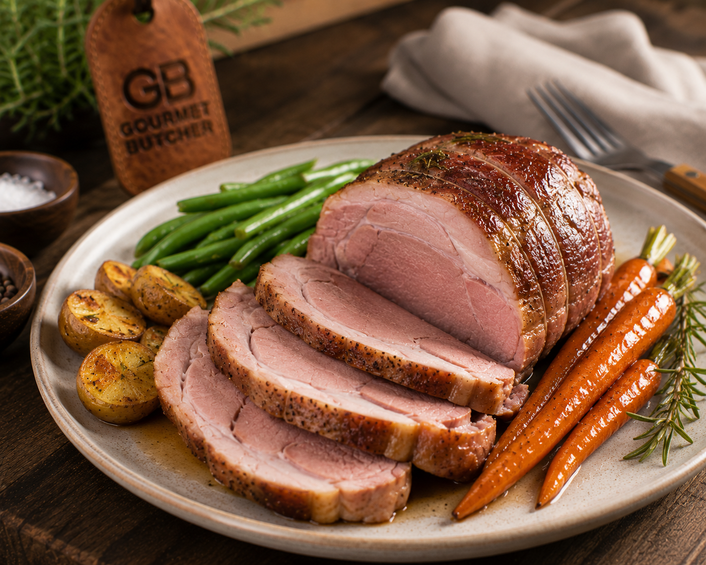 Free Range Pork Roast Bone In 2kg