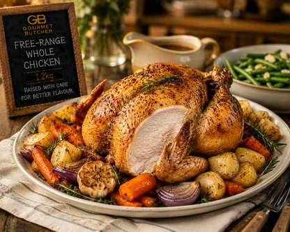 Free-Range Whole Chicken 1.2kg
