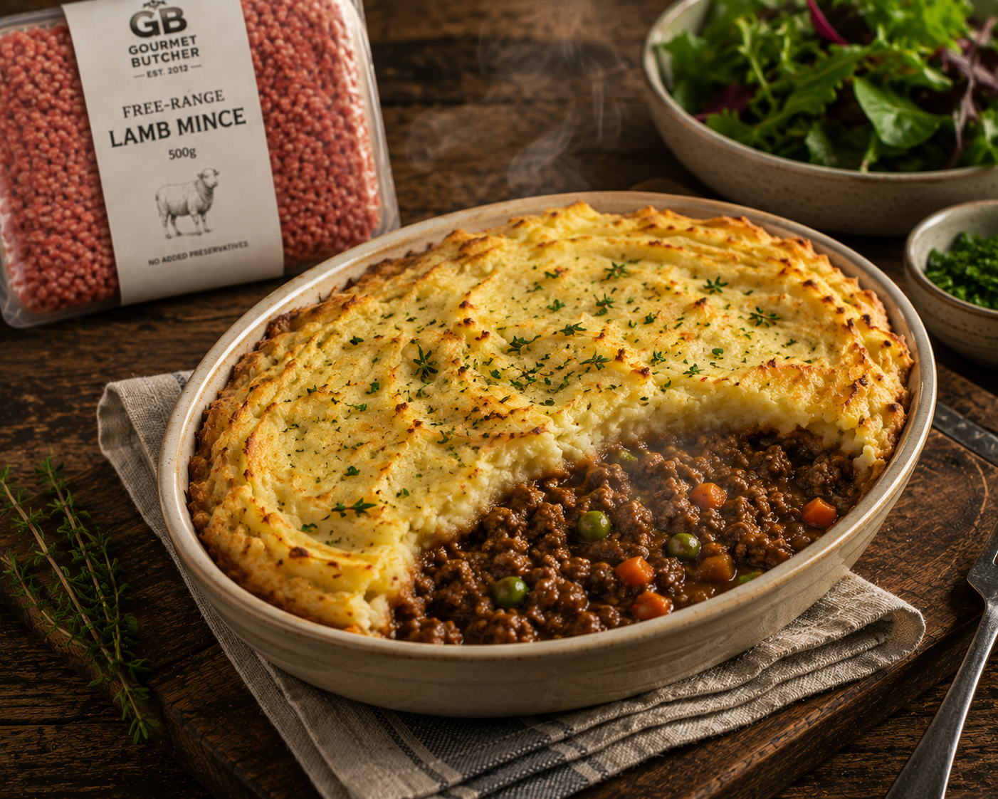 Free-Range Lamb Mince 500g