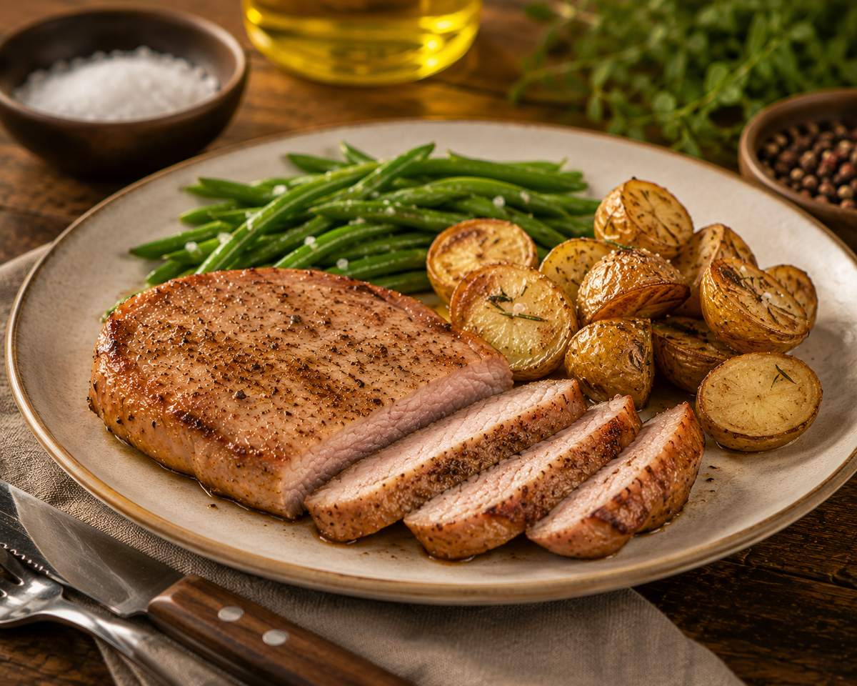 Free Range Pork Sirloin Steak 300g
