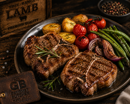 Free-Range Lamb Loin Chops 2 x 130g