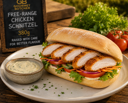 Free-Range Chicken Schnitzel 380g
