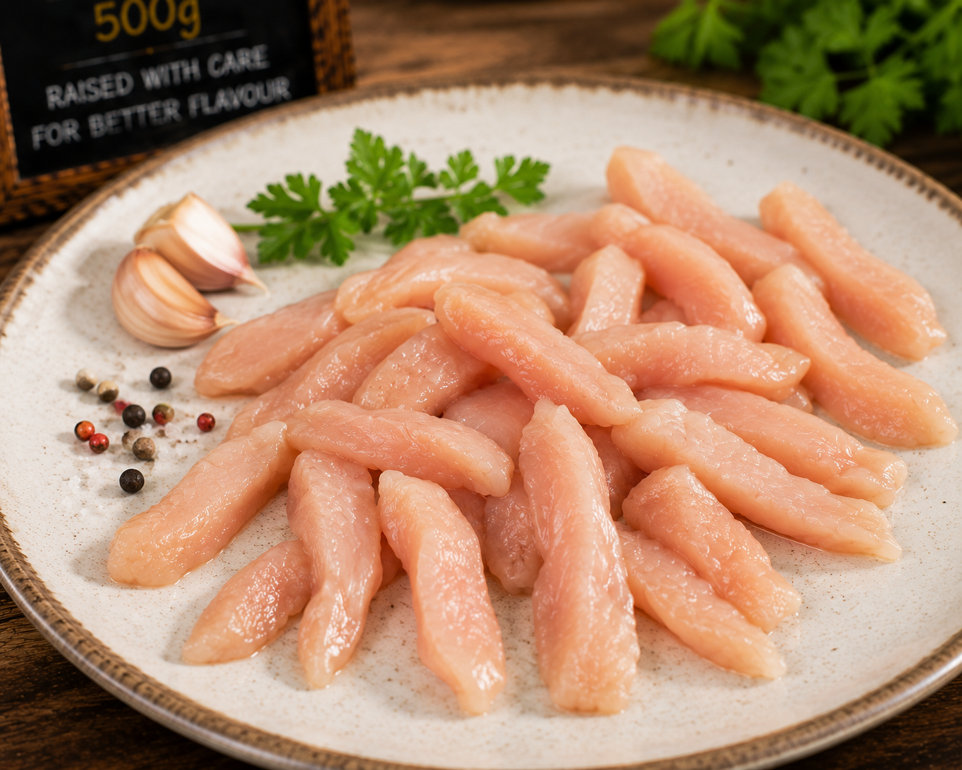Free-Range Chicken Strips 500g
