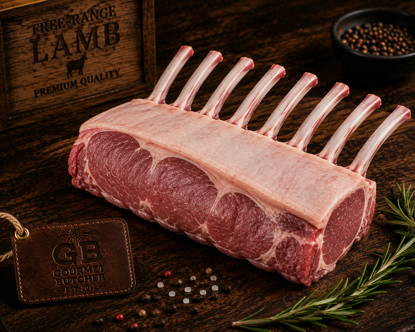 Free-Range Frenched Lamb Rack 1kg