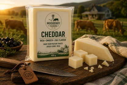 Mooberry Free-Range Cheddar Cheese 250g