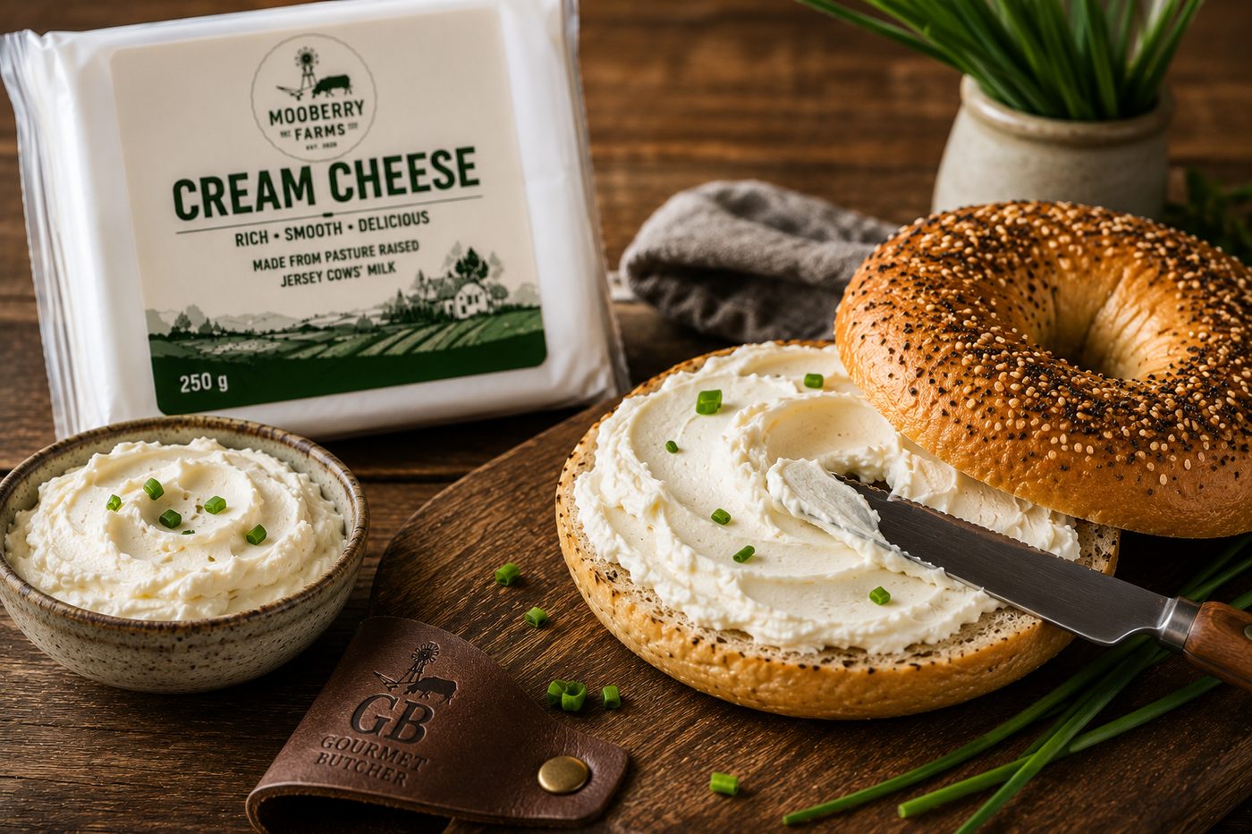 Mooberry Free-Range Cream Cheese
