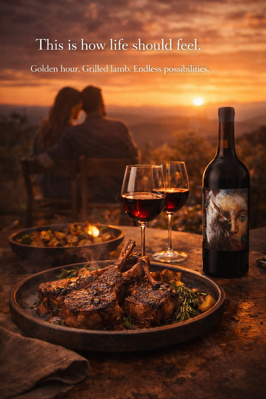 300g Lamb Leg Chops Plus Wolf & Woman Syrah 2023