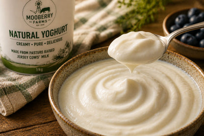 Mooberry Free-Range Natural Yoghurt Raw
