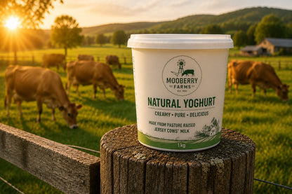 Mooberry Free-Range Natural Yoghurt Raw
