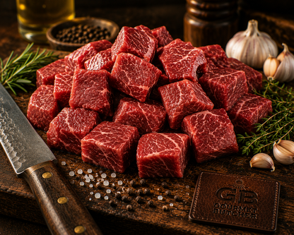 Pasture Raised Stewing Meat No Bone 1kg