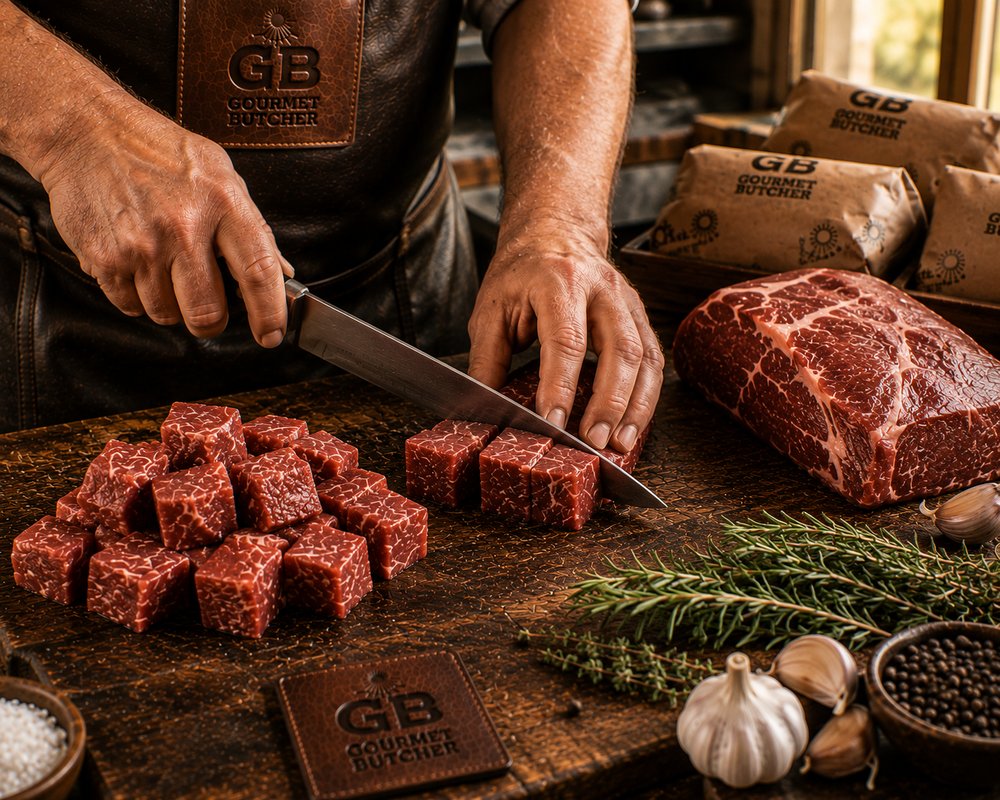 Pasture Raised Stewing Meat No Bone 1kg