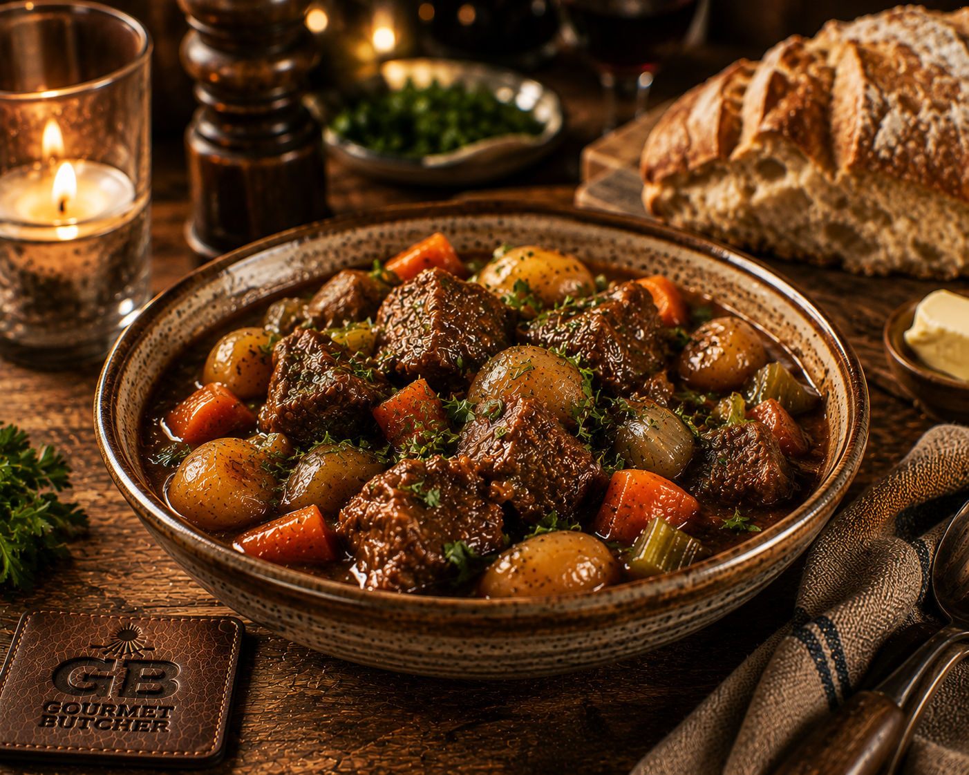 Pasture Raised Stewing Meat No Bone 1kg
